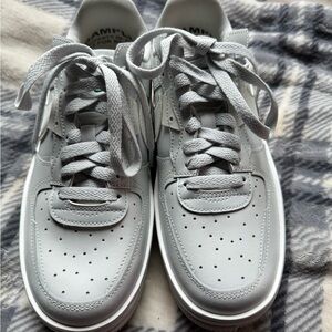 Nike Women's white/light blue Sneakers